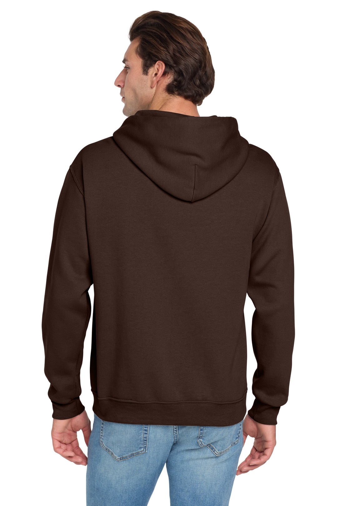 CHOCOLATE Jerzees NuBlend Pullover Hooded Sweatshirt. 996M