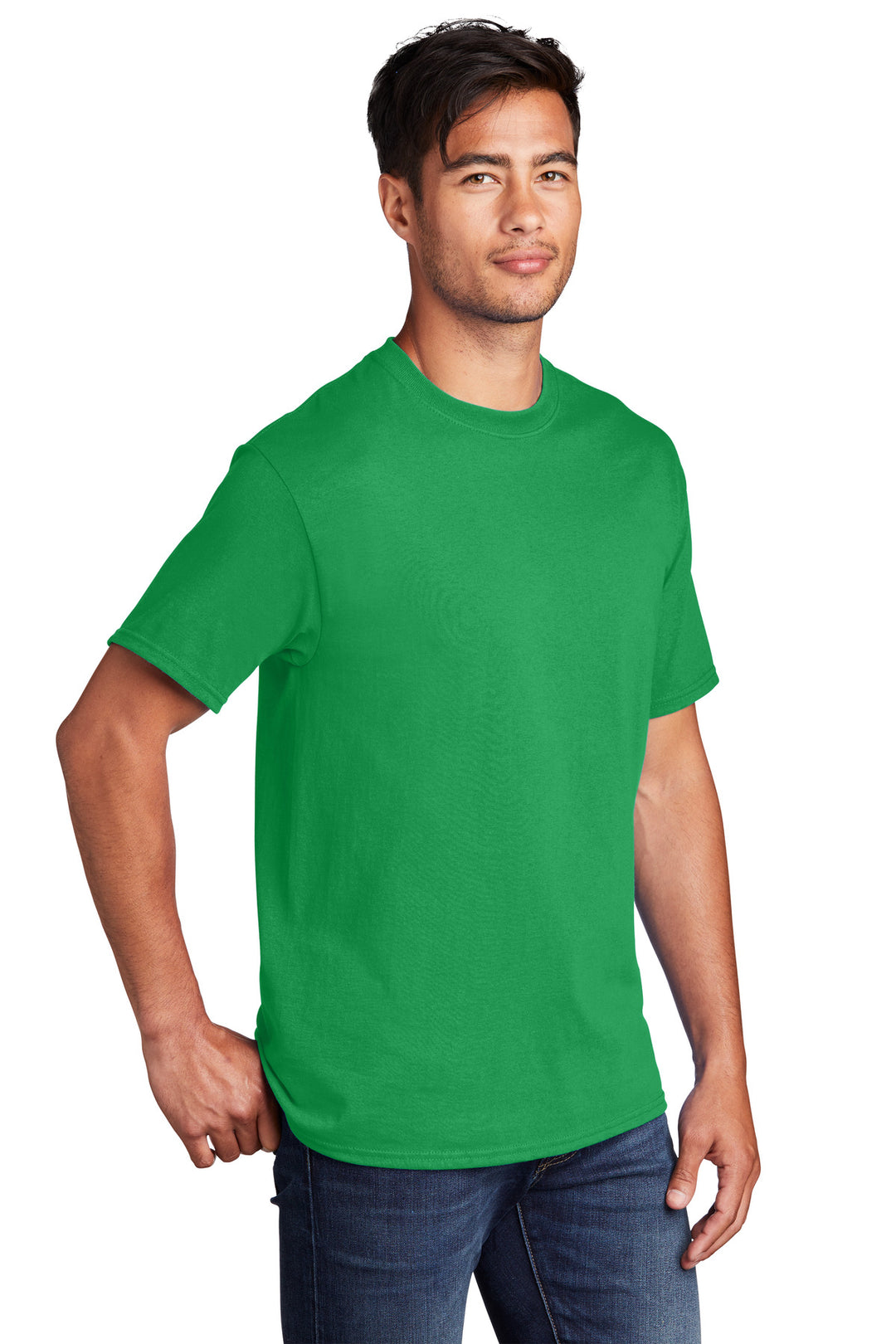 Clover Green Port & Company - Core Cotton Tee. PC54