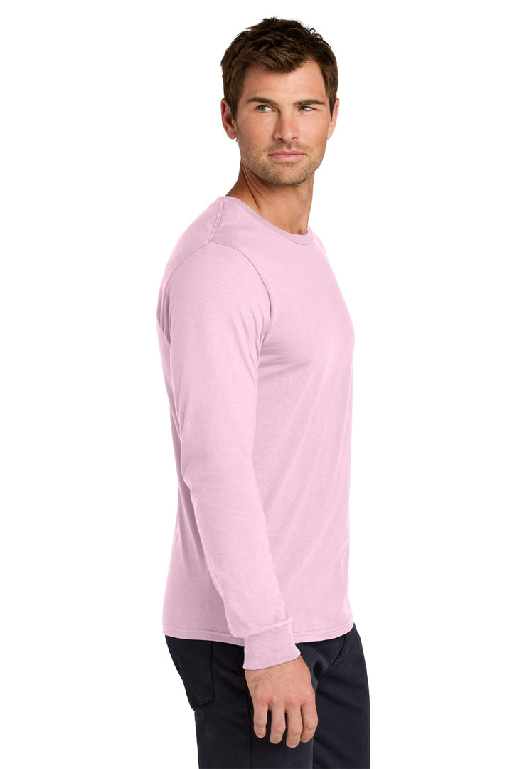 ClscPink Jerzees Classics Unisex Cotton Long Sleeve T-Shirt 363L