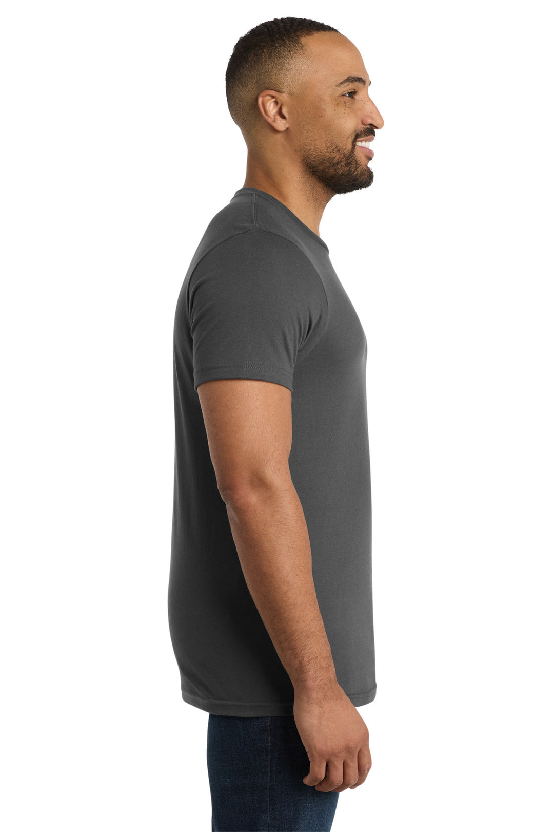 Coal Grey Port & Company Bouncer Tee PC600