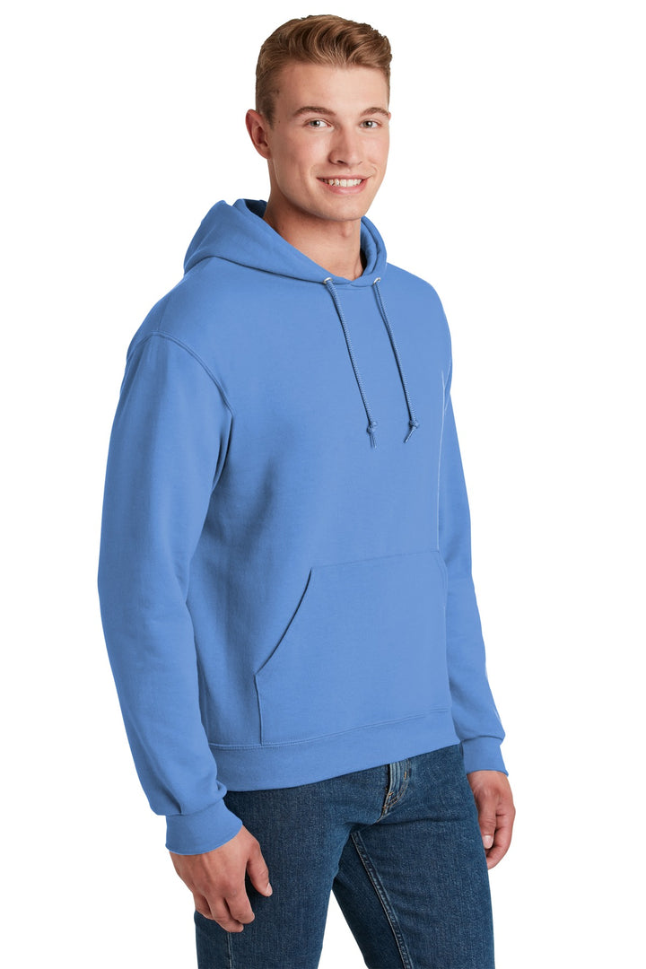 Columbia Blue Jerzees NuBlend Pullover Hooded Sweatshirt. 996M