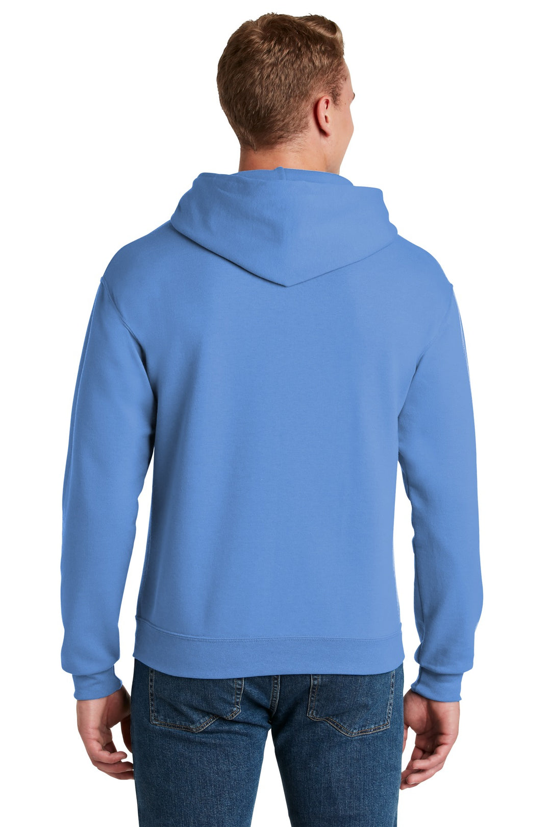 Columbia Blue Jerzees NuBlend Pullover Hooded Sweatshirt. 996M