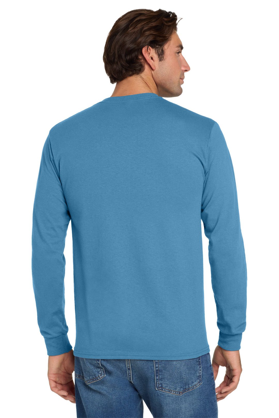 ColumbiaBl Jerzees - Dri-Power 50/50 Cotton/Poly Long Sleeve T-Shirt. 29LS