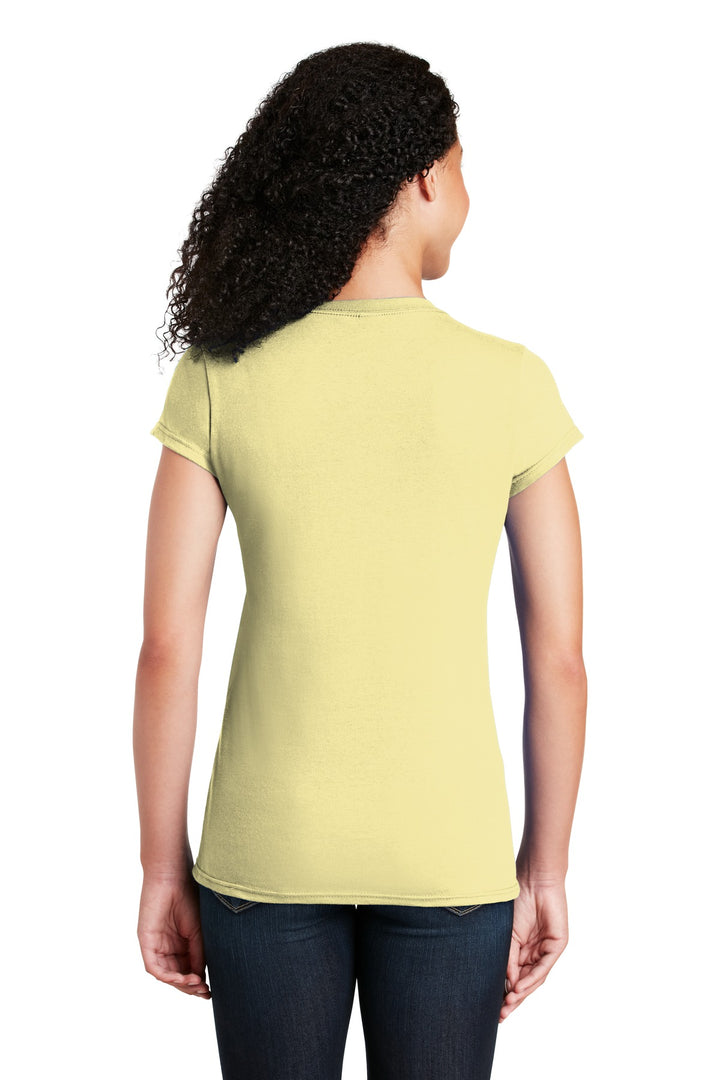 Corn Silk Gildan Softstyle Women's T-Shirt. 64000L