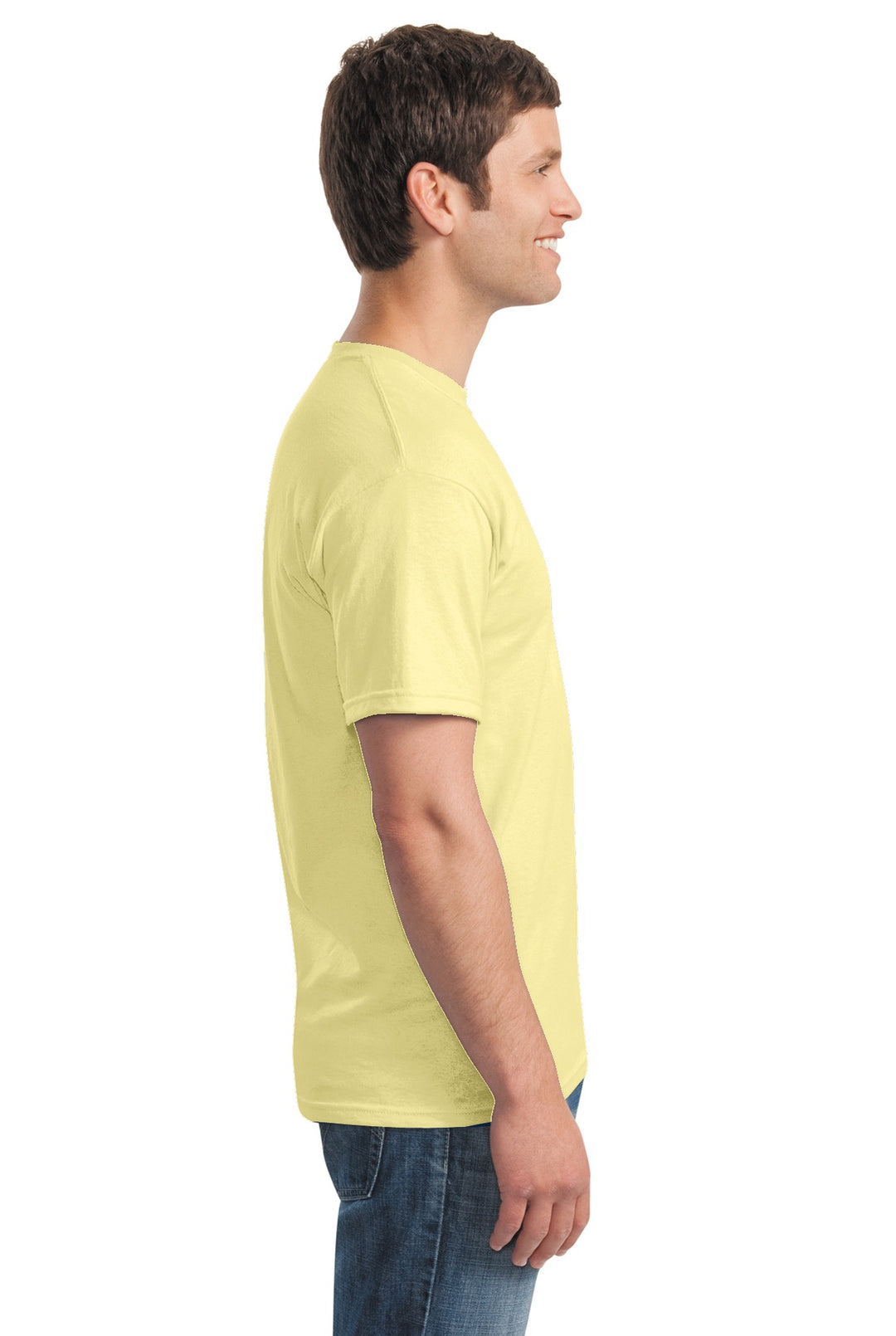 Cornsilk Gildan - Heavy Cotton 100% Cotton T-Shirt. 5000