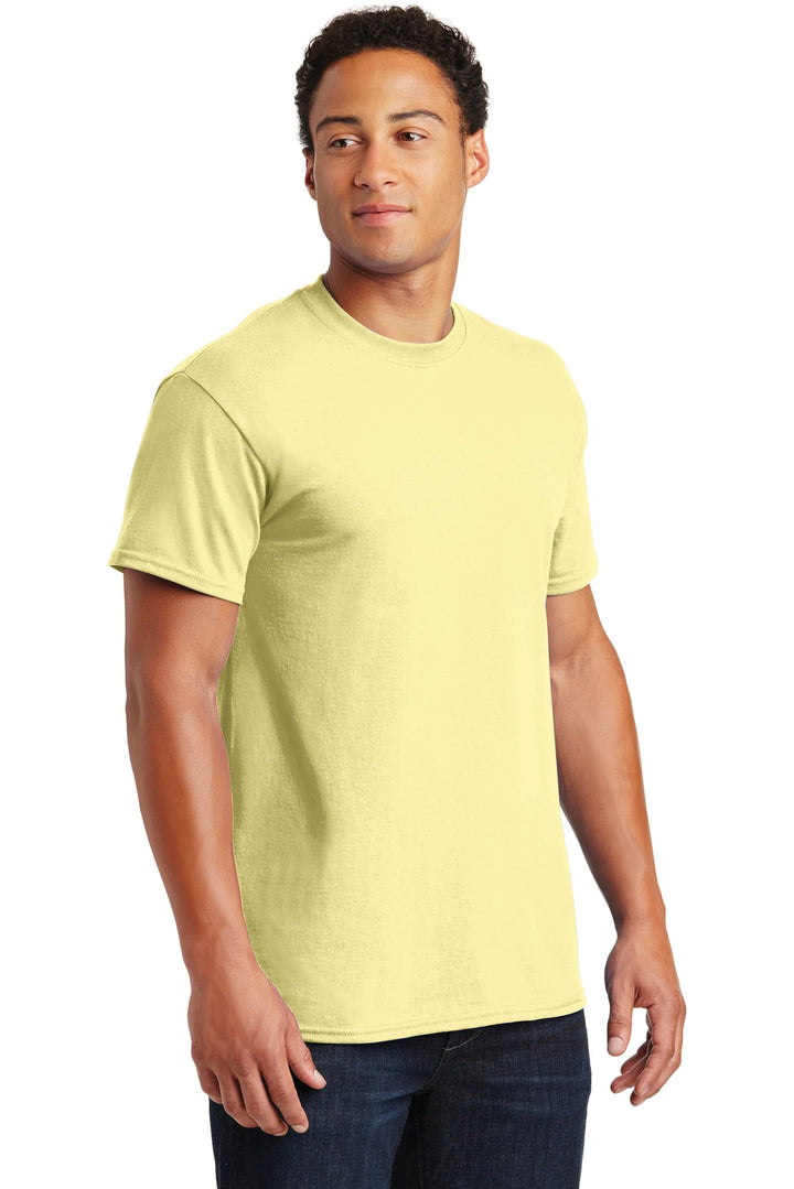 Cornsilk Gildan - Ultra Cotton 100% US Cotton T-Shirt. 2000