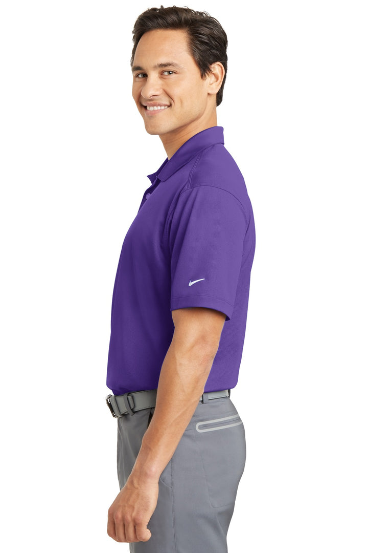 Court Purple Nike Dri-FIT Vertical Mesh Polo. 637167