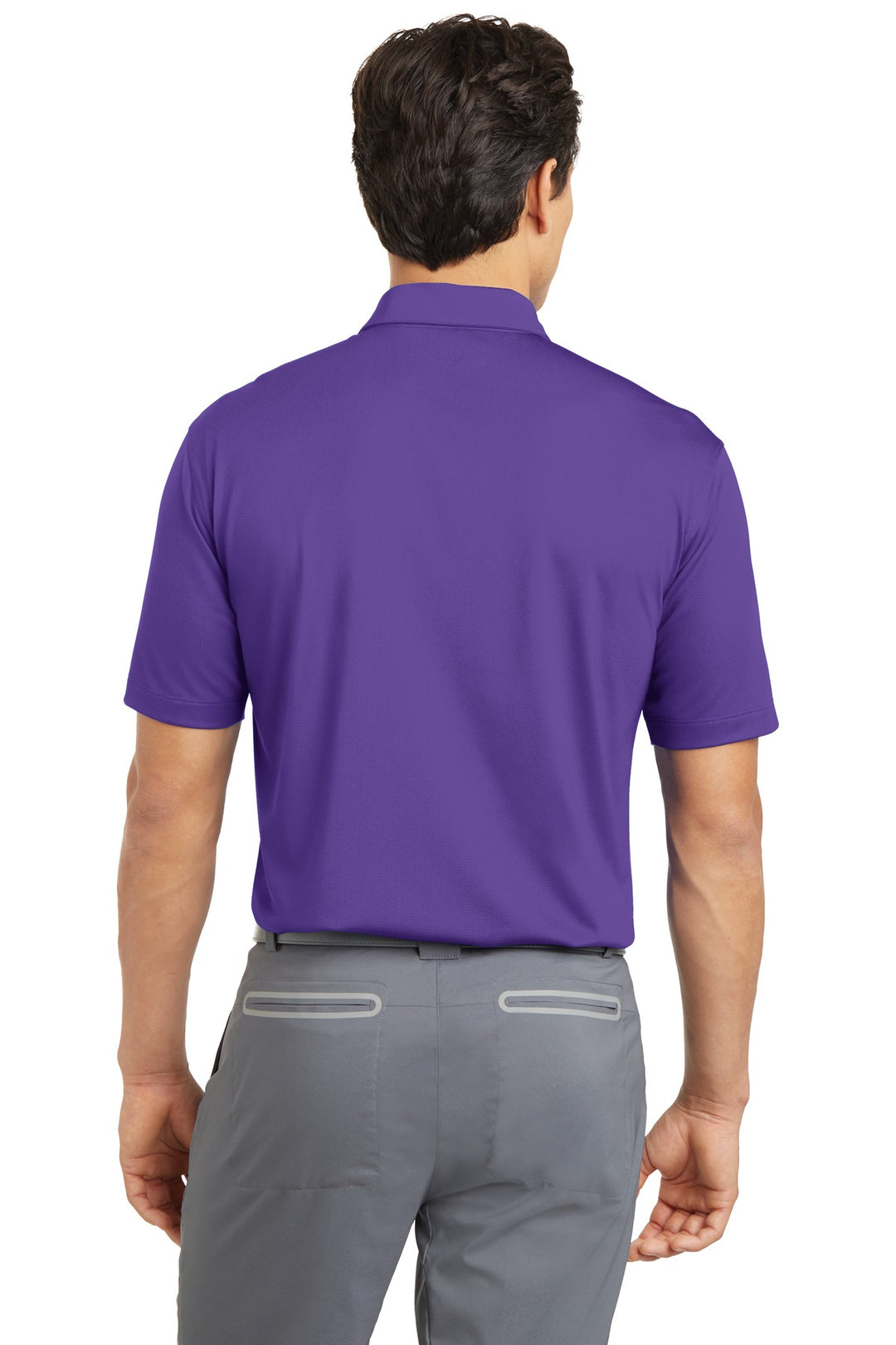 Court Purple Nike Dri-FIT Vertical Mesh Polo. 637167