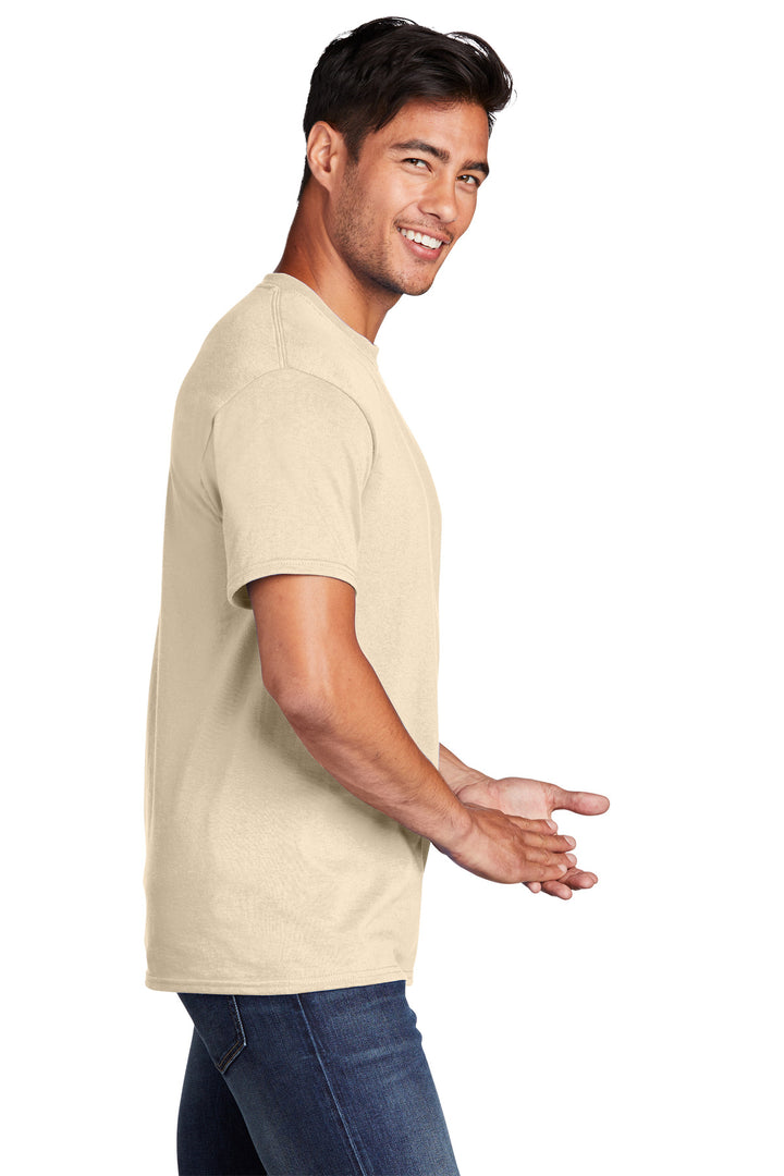 Creme Port & Company - Core Cotton Tee. PC54