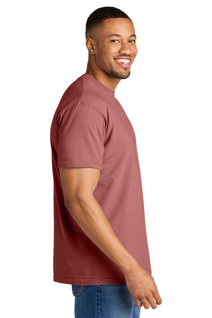 Crimson COMFORT COLORS Heavyweight Ring Spun Tee. 1717