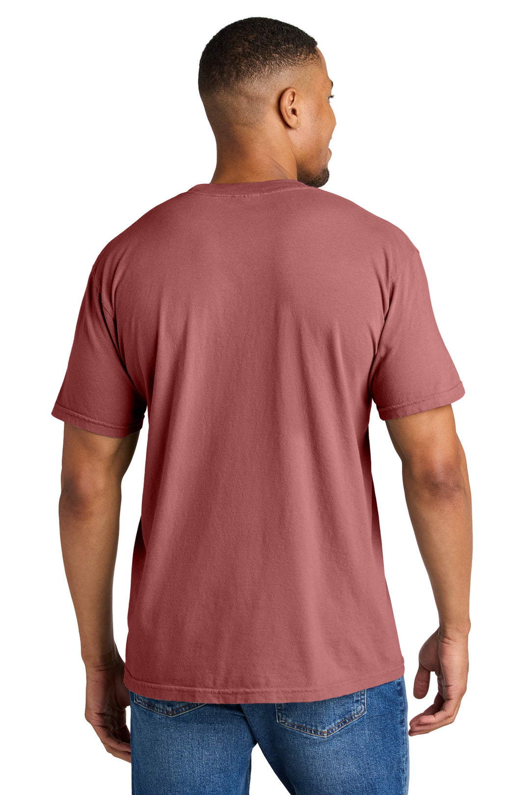 Crimson COMFORT COLORS Heavyweight Ring Spun Tee. 1717