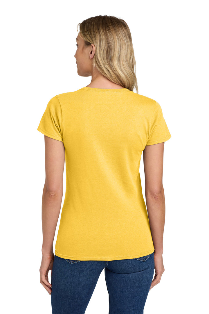 Daisy Gildan Women's Heavy Cotton 100% Cotton T-Shirt. 5000L