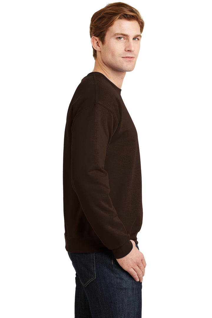 Dark Chocolate Gildan Heavy Blend Crewneck Sweatshirt. 18000