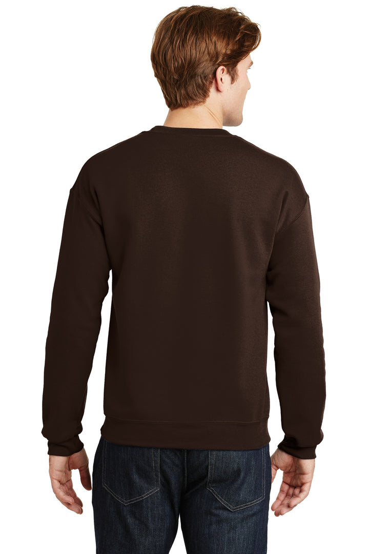 Dark Chocolate Gildan Heavy Blend Crewneck Sweatshirt. 18000