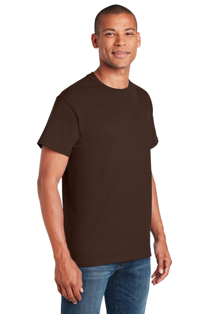 Dark Chocolate Gildan - Heavy Cotton 100% Cotton T-Shirt. 5000