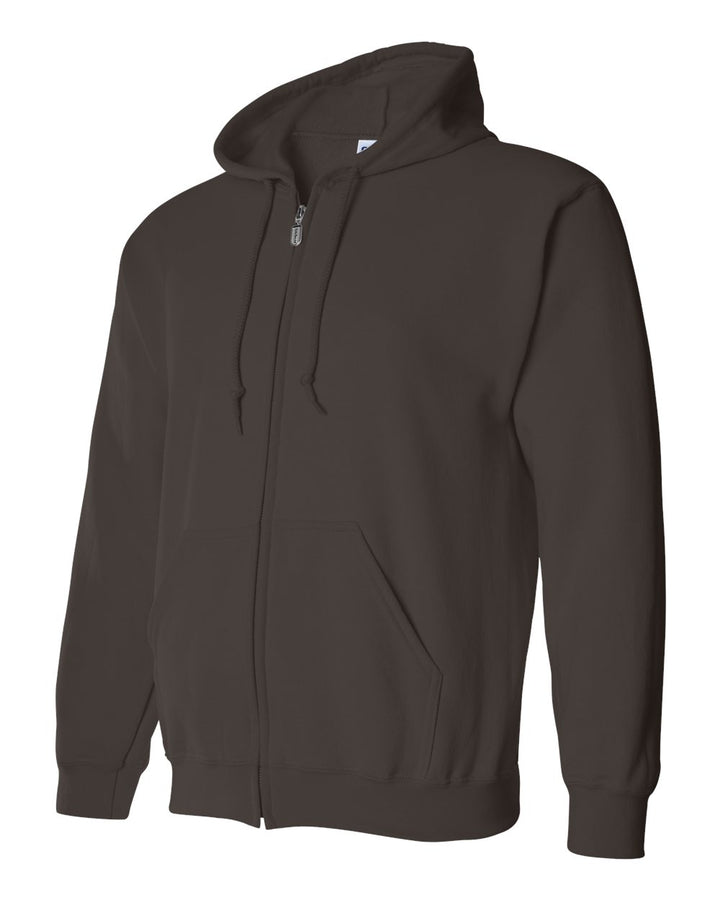 Dark Chocolate Heavy Blend™ Full-Zip Hooded Sweatshirt - 18600
