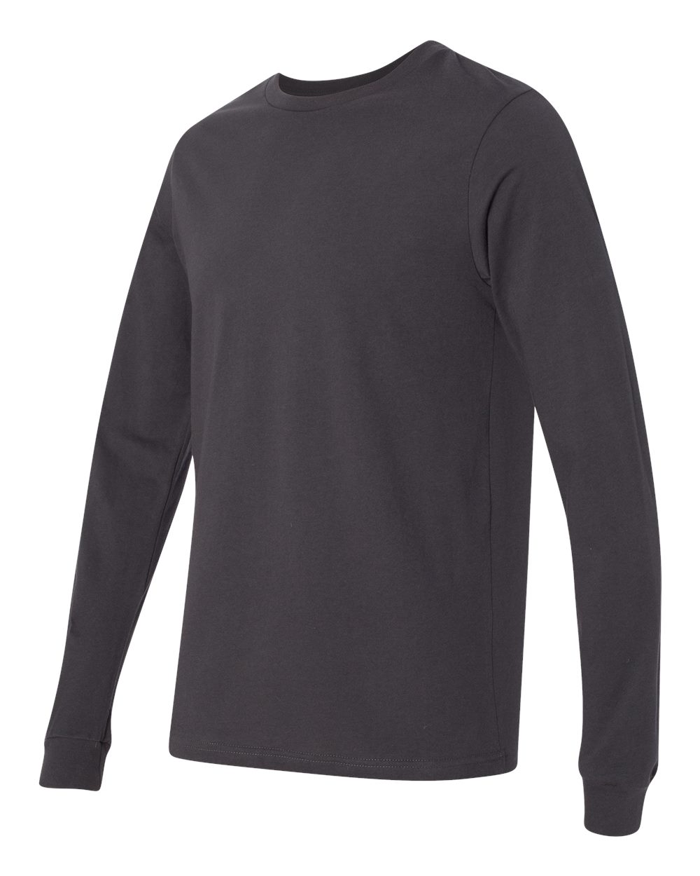 Dark Grey Jersey Long Sleeve Tee - 3501