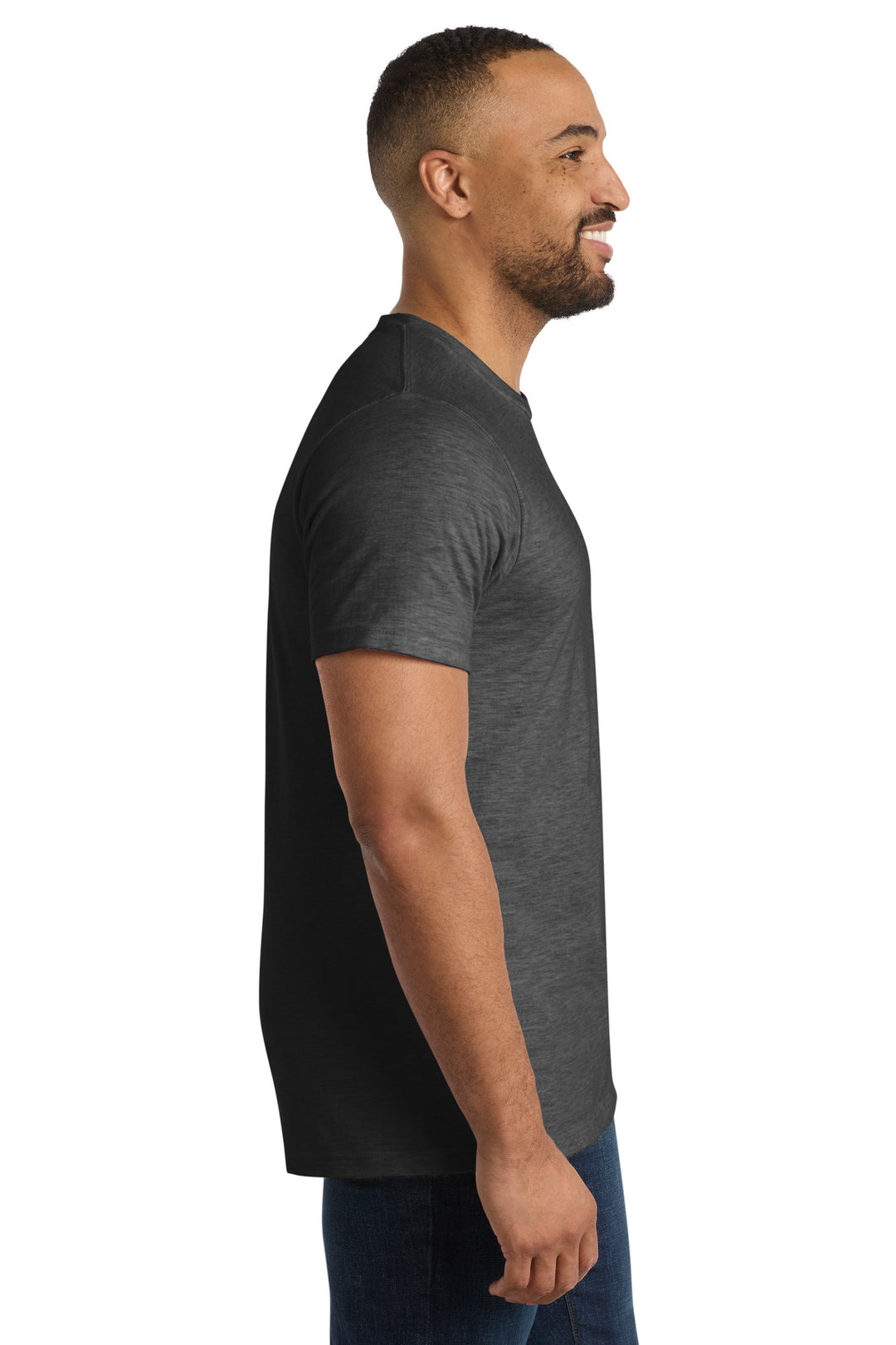 Dark Hthr Grey Port & Company Bouncer Tee PC600