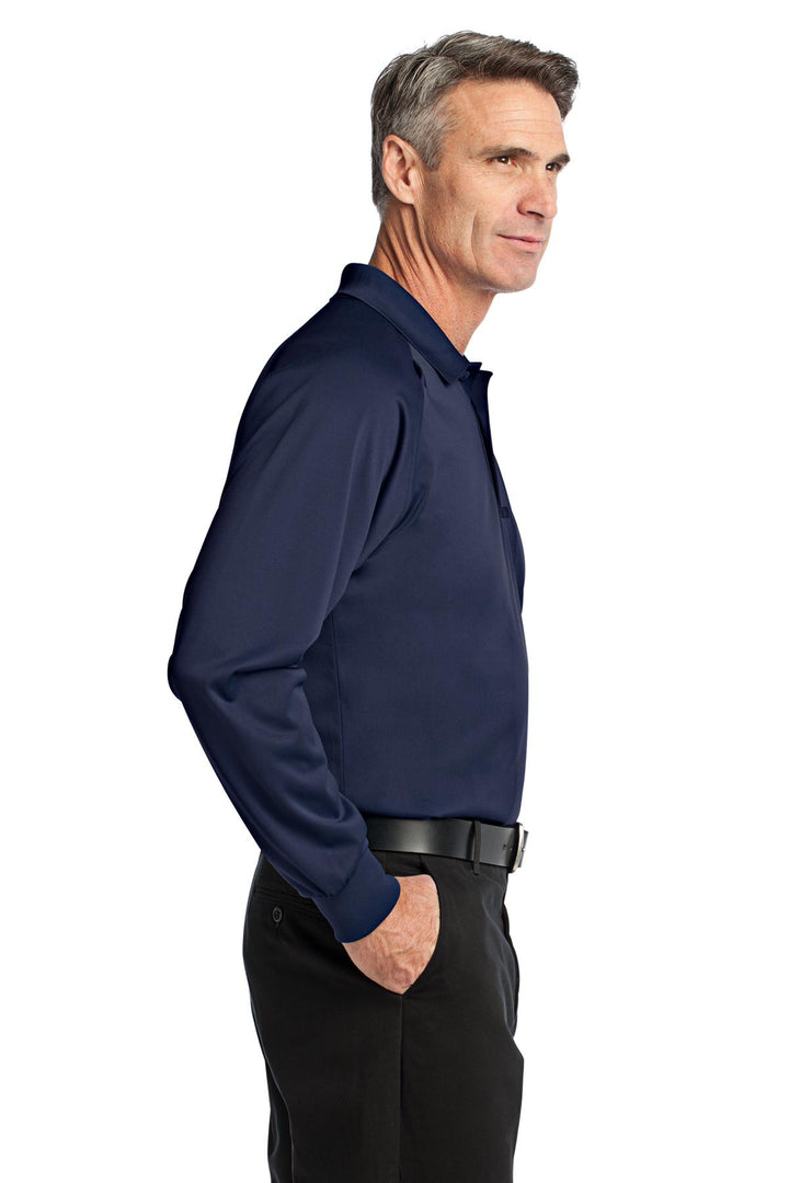 Dark Navy CornerStone - Select Long Sleeve Snag-Proof Tactical Polo. CS410LS
