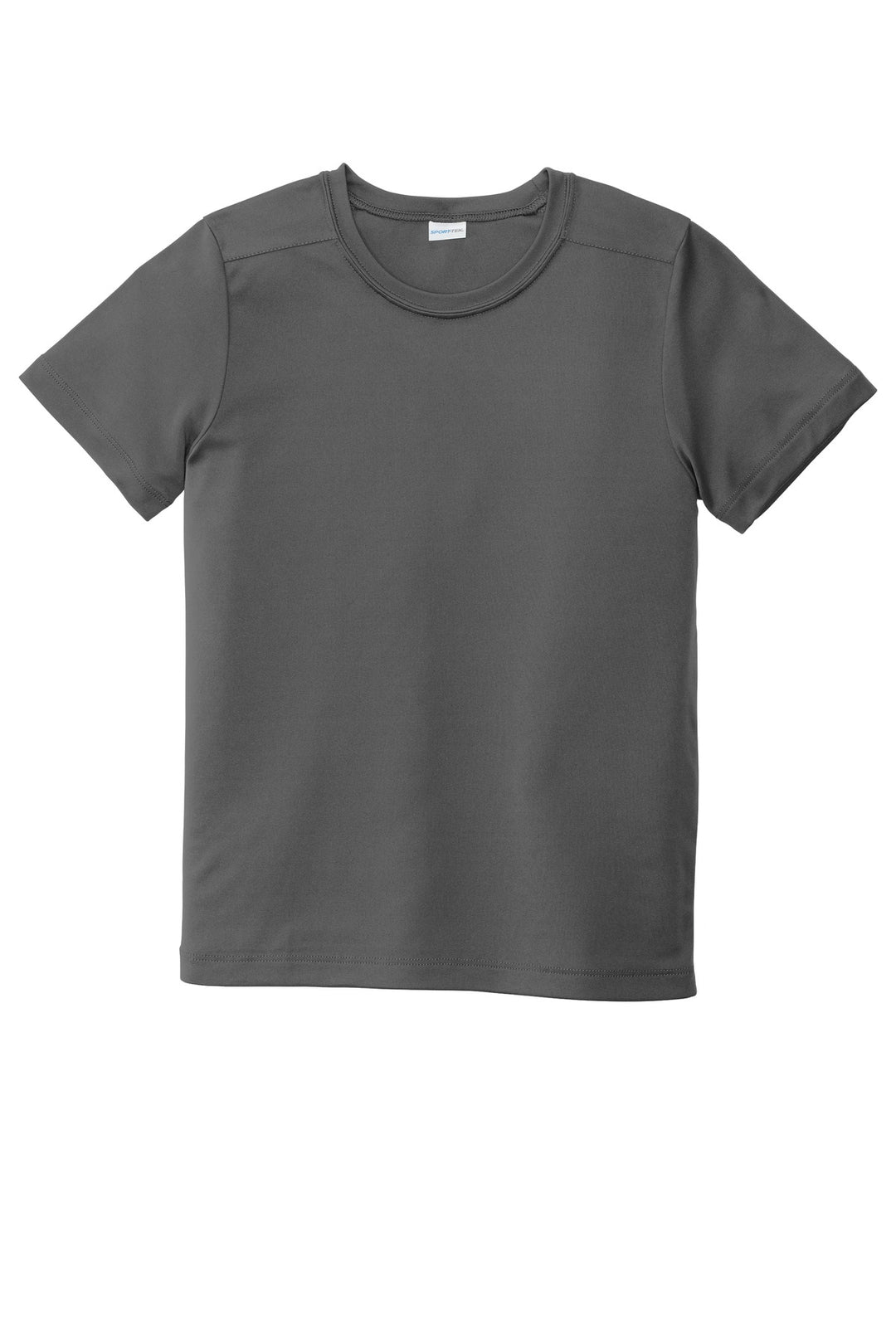 Dark Smoke Gry Sport-Tek Youth Posi-UV Pro Tee. YST420