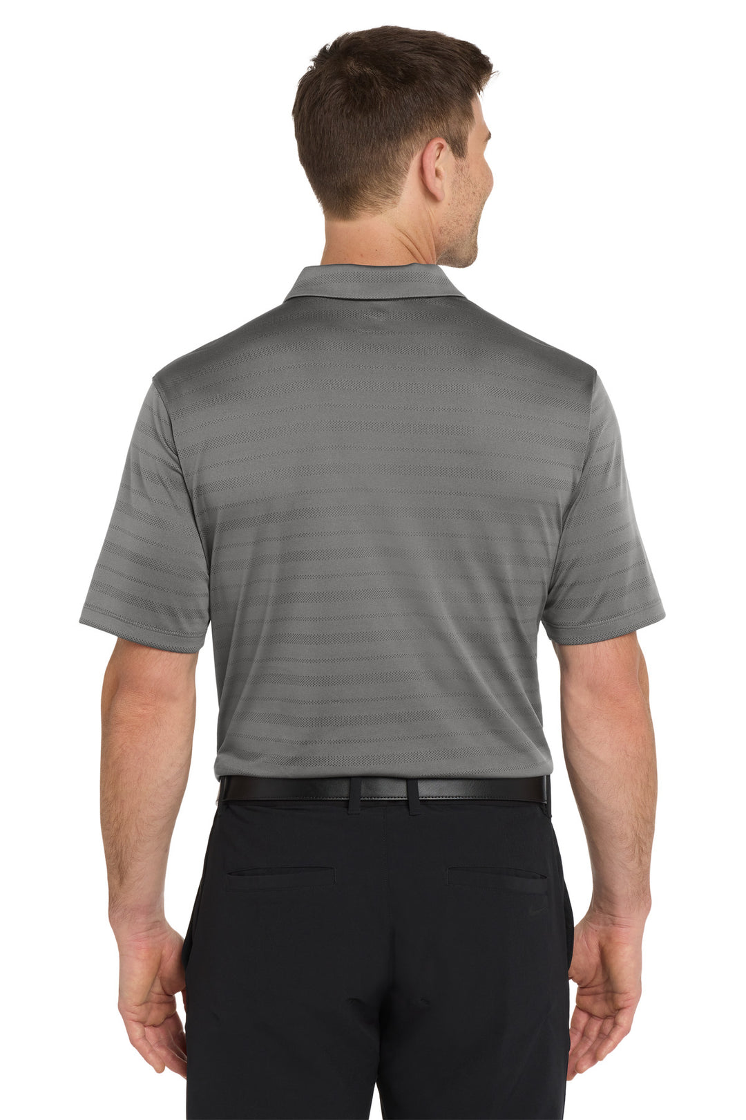 DarkGrey Nike Dri-FIT Vapor Jacquard Polo NKDC2115