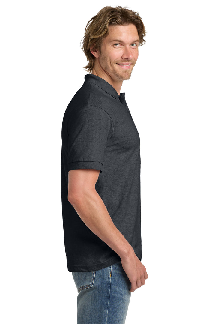 DarkHthr Gildan - DryBlend 6-Ounce Jersey Knit Sport Shirt. 8800