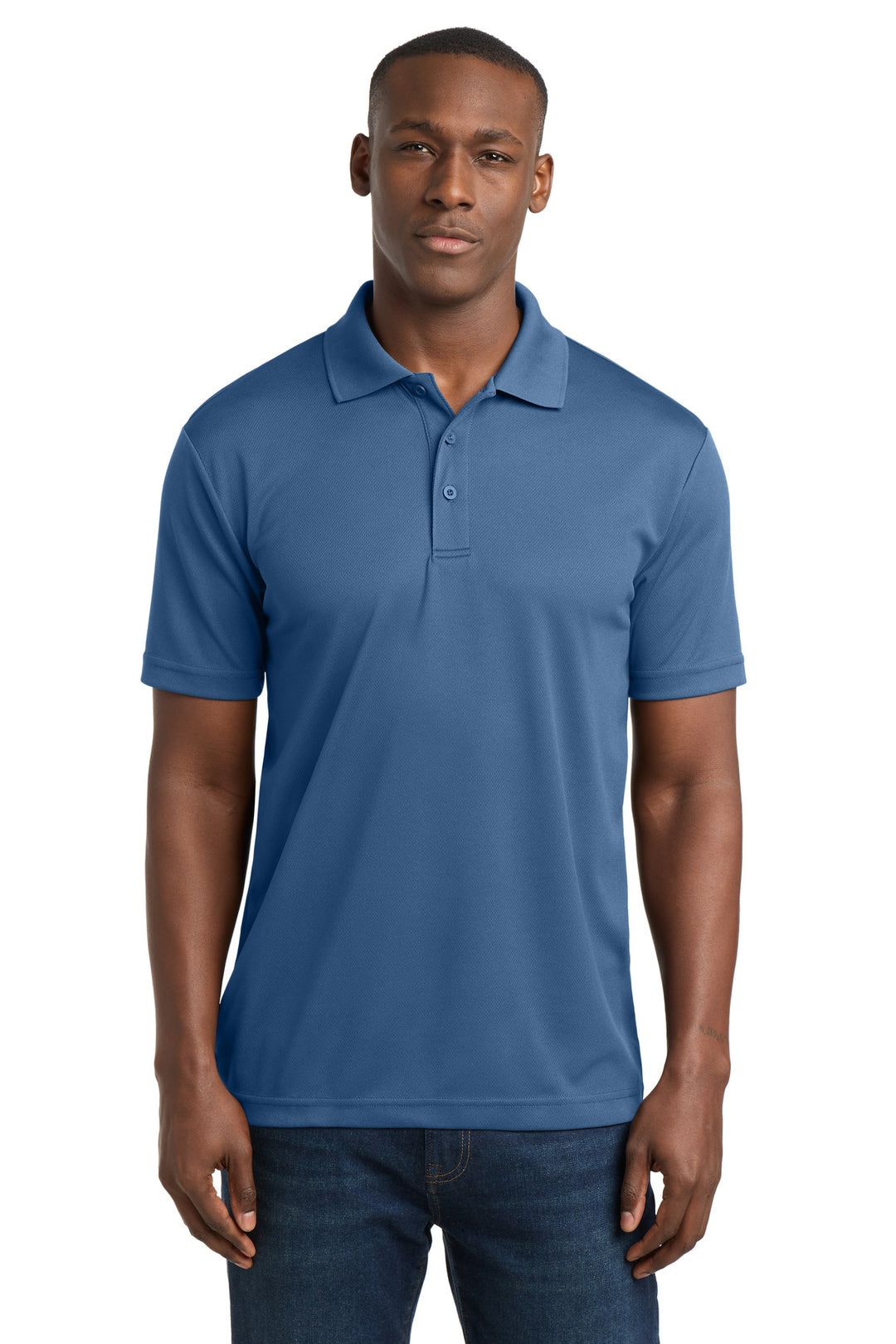 Dawn Blue Sport-Tek PosiCharge RacerMesh Polo. ST640