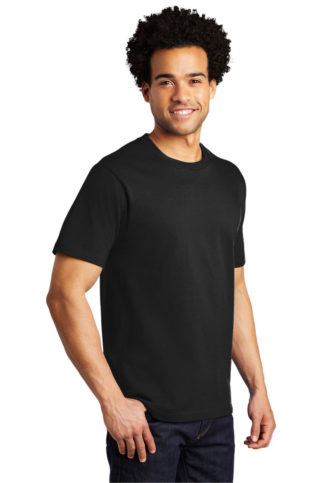 Deep Black Port & Company Bouncer Tee PC600