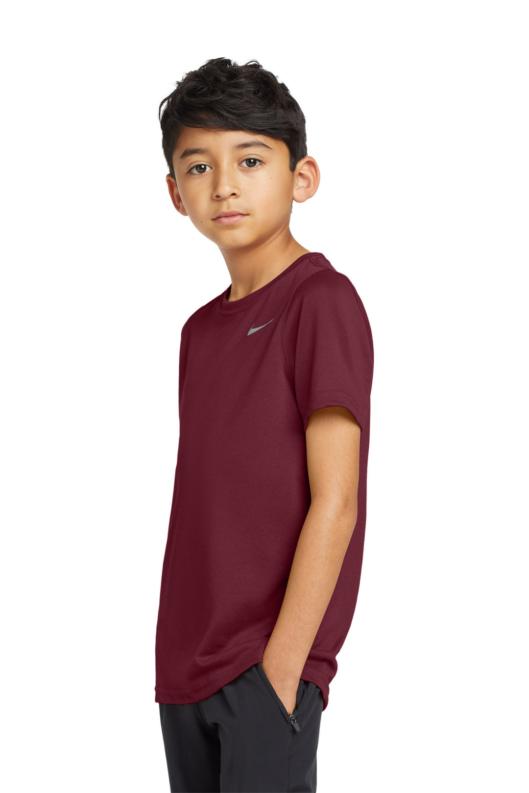 Deep Maroon Nike Youth Legend Tee 840178