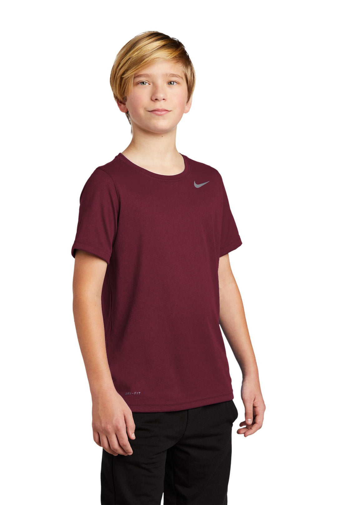 Deep Maroon Nike Youth Legend Tee 840178