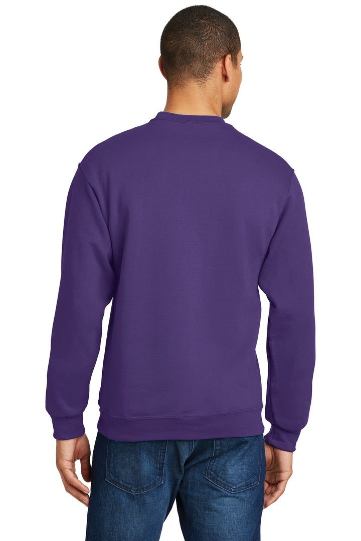 Deep Purple Jerzees - NuBlend Crewneck Sweatshirt. 562M