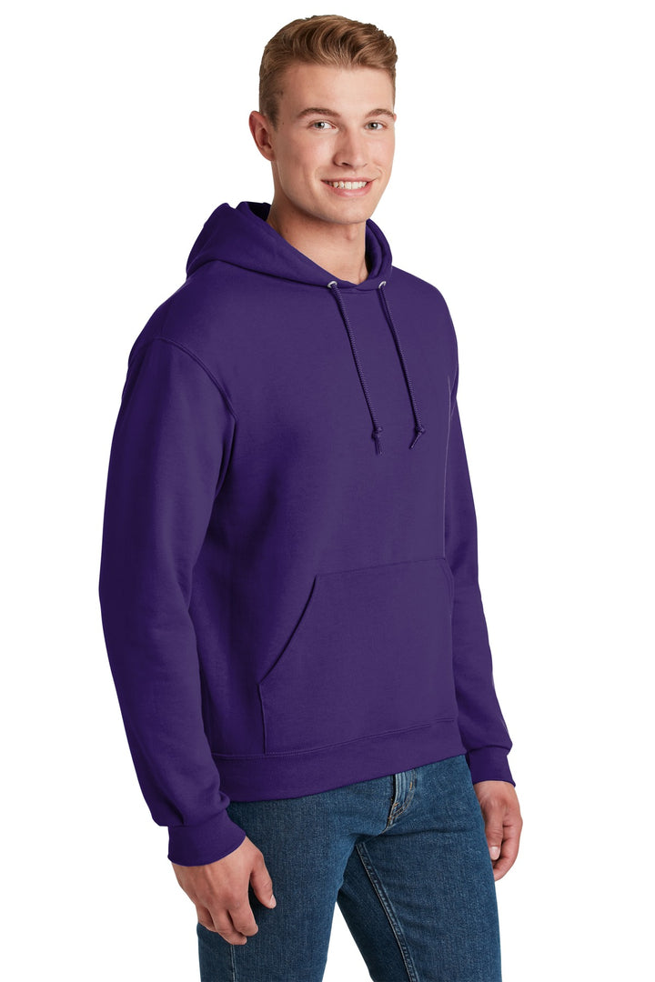 Deep Purple Jerzees NuBlend Pullover Hooded Sweatshirt. 996M