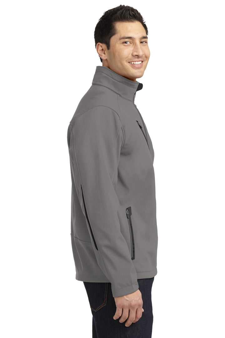 Deep Smoke Port Authority Welded Soft Shell Jacket. J324