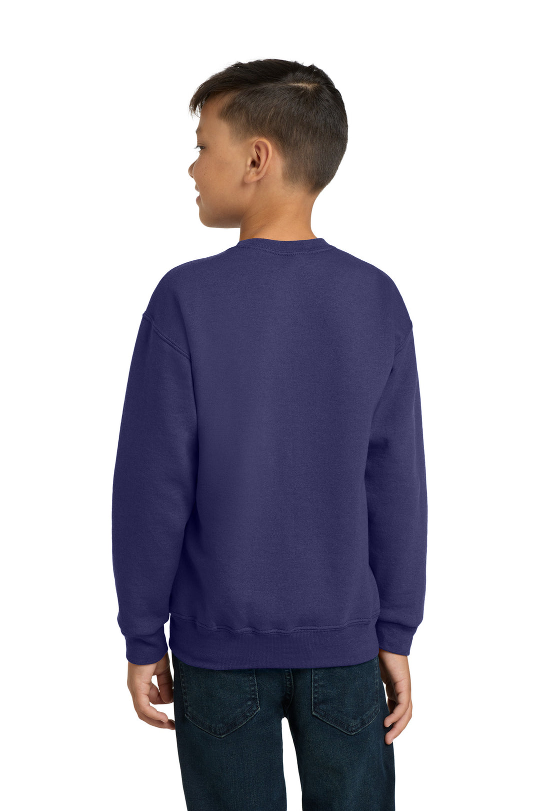 DeepPurple Jerzees - Youth NuBlend Crewneck Sweatshirt. 562B