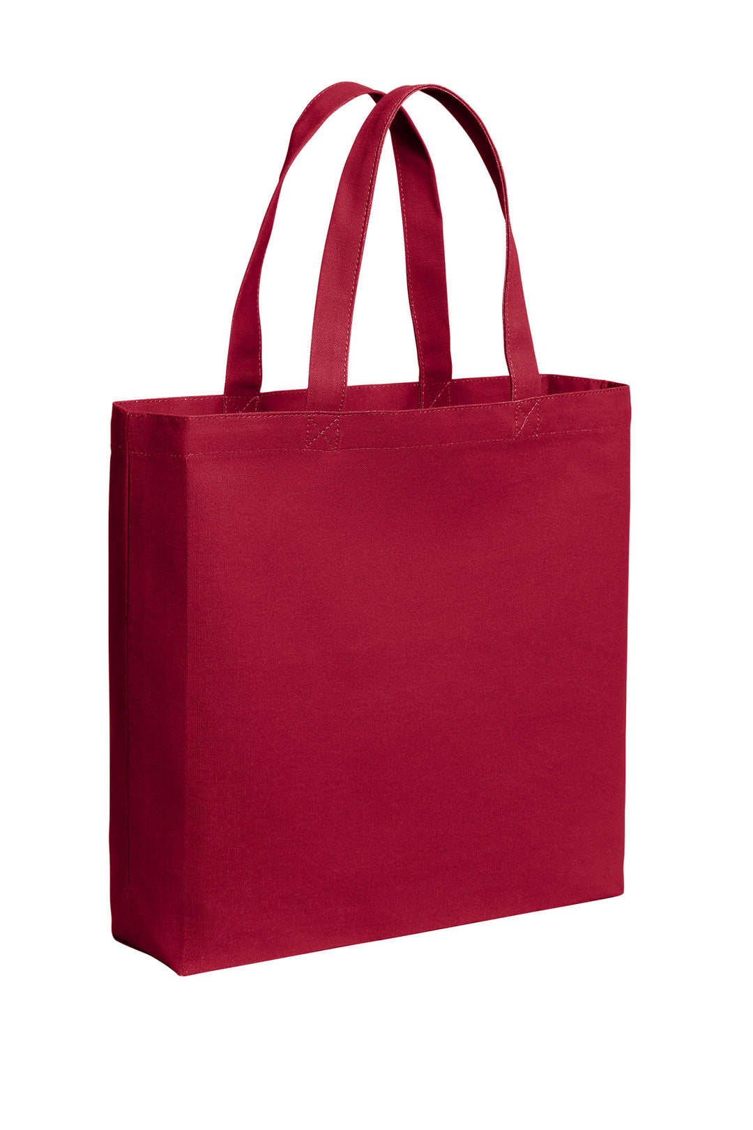 DeepRed Port Authority Cotton Canvas Tote BG424