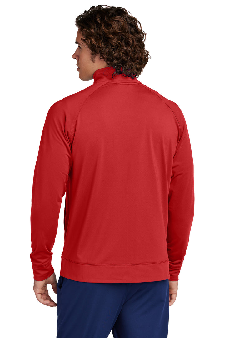 DeepRed Sport-Tek Sport-Wick Stretch Full-Zip Cadet Jacket ST857