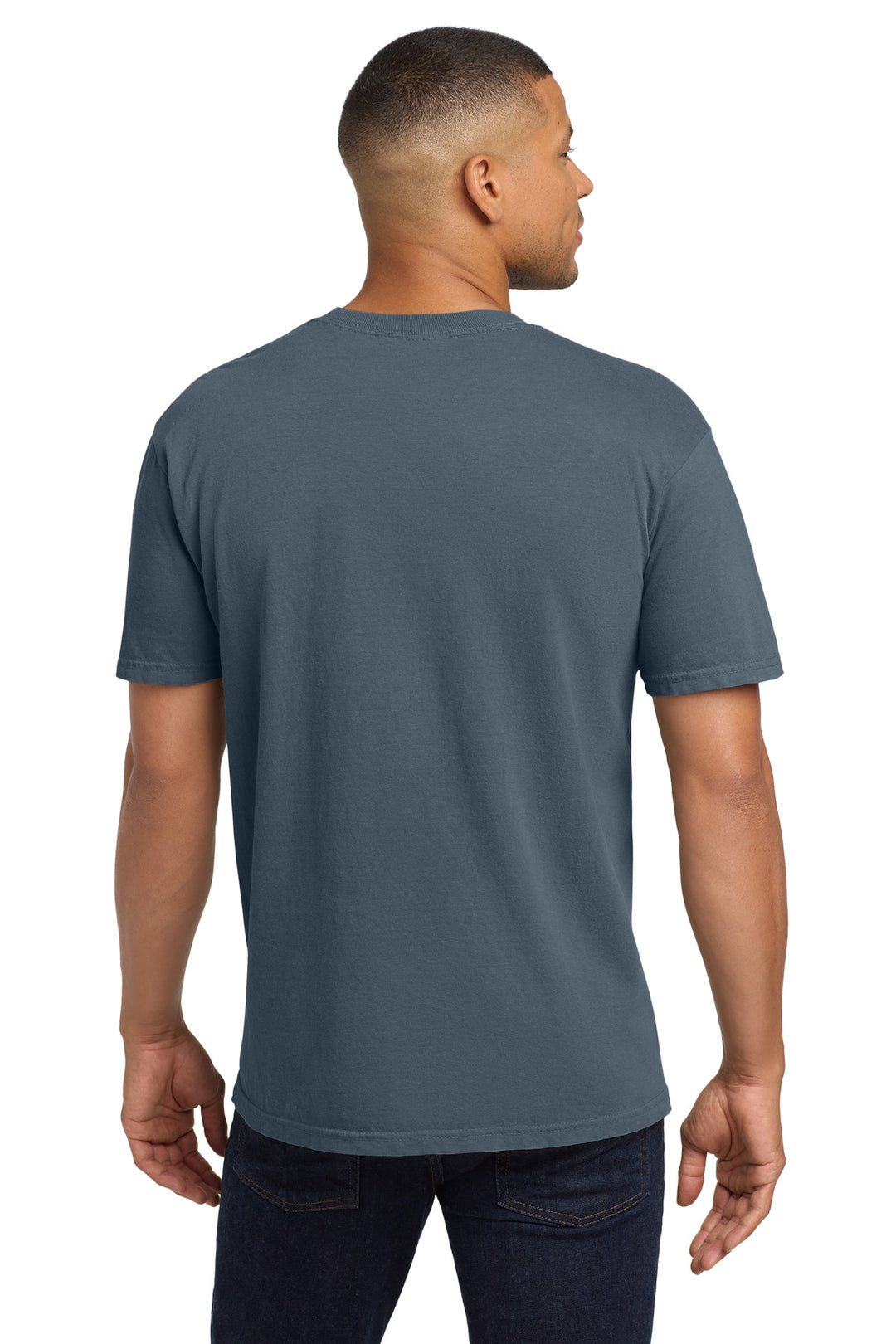 Denim COMFORT COLORS Heavyweight Ring Spun Pocket Tee. 6030