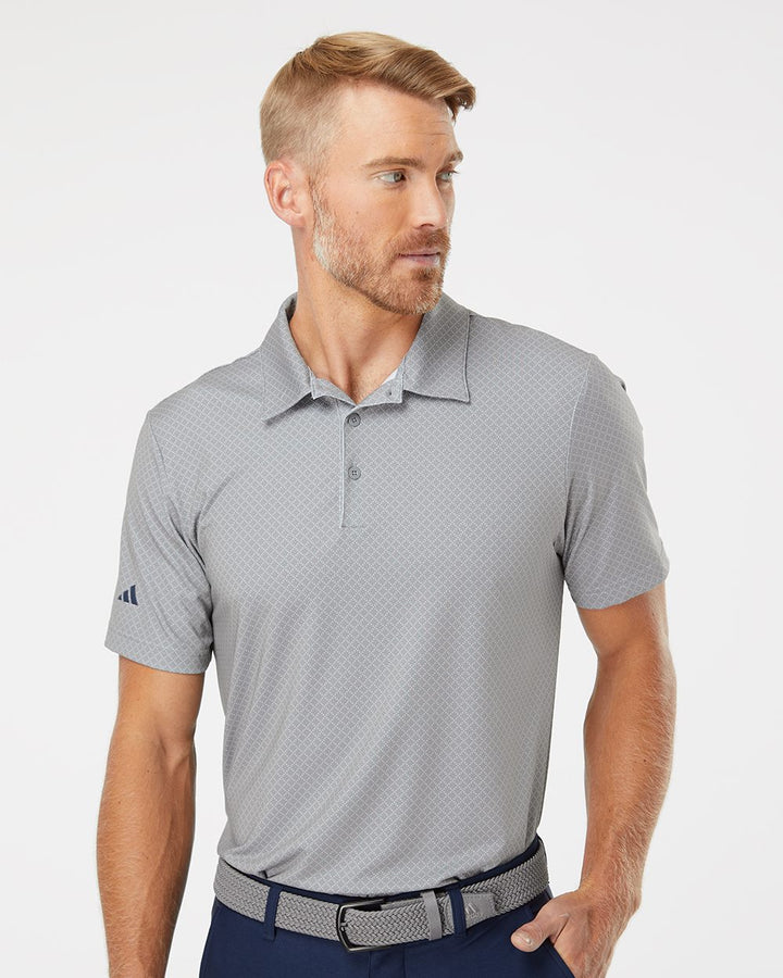 Diamond Dot Print Polo - A498  grouped