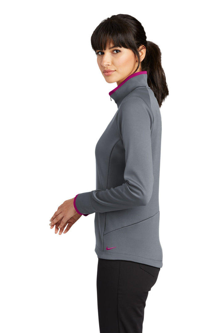 Dk Gry/Spt Fus Nike Women's Dri-FIT 1/2-Zip Cover-Up. 578674