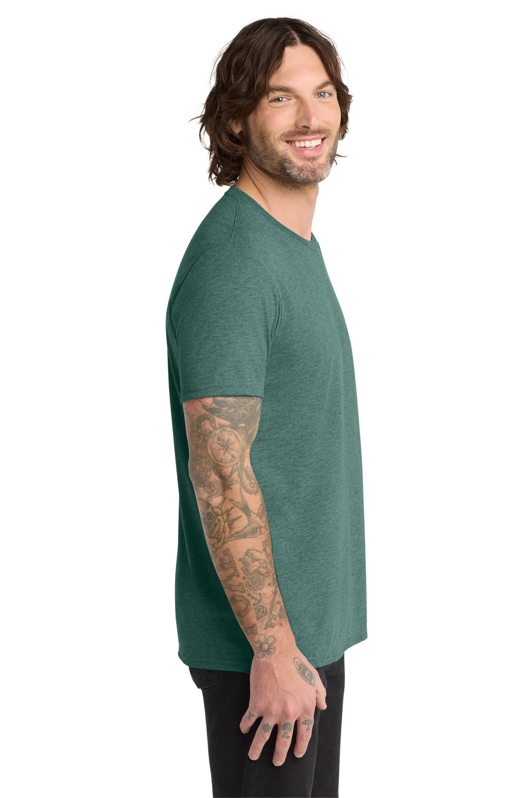 DpSeaGreen Allmade Unisex Tri-Blend Tee AL2004