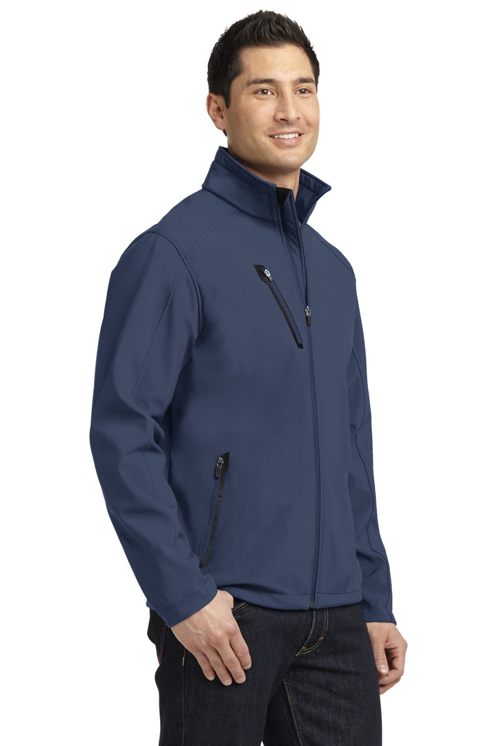 Dress Blue Nvy Port Authority Welded Soft Shell Jacket. J324