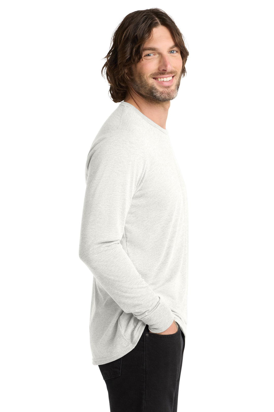 Fairly White Allmade Unisex Tri-Blend Long Sleeve Tee AL6004
