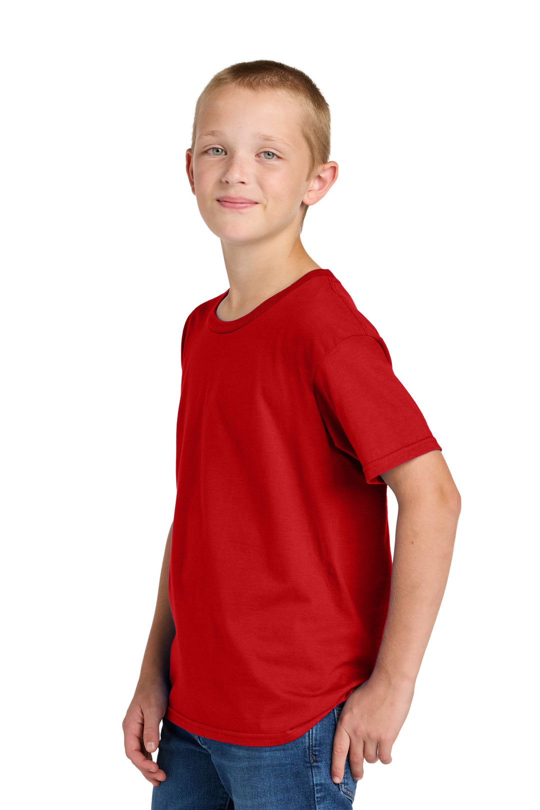 FieryRed Jerzees Classics Youth Cotton T-Shirt 363Y