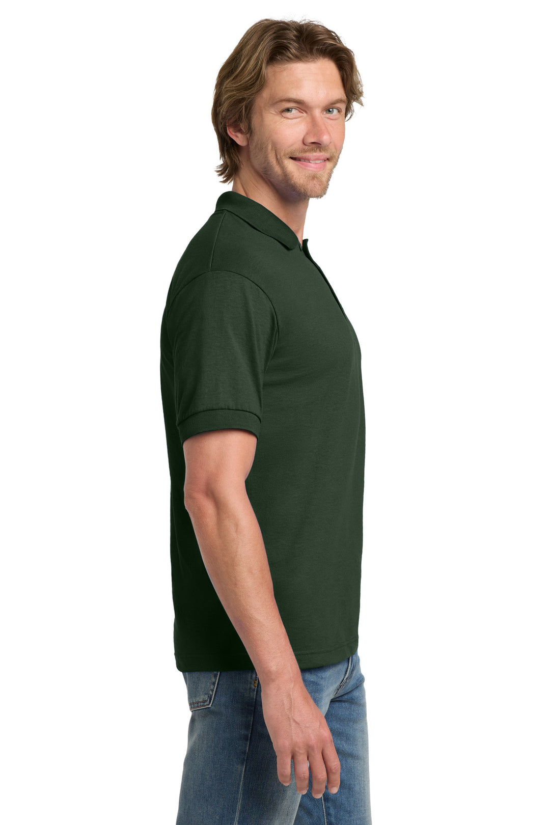 Forest Gildan - DryBlend 6-Ounce Jersey Knit Sport Shirt. 8800