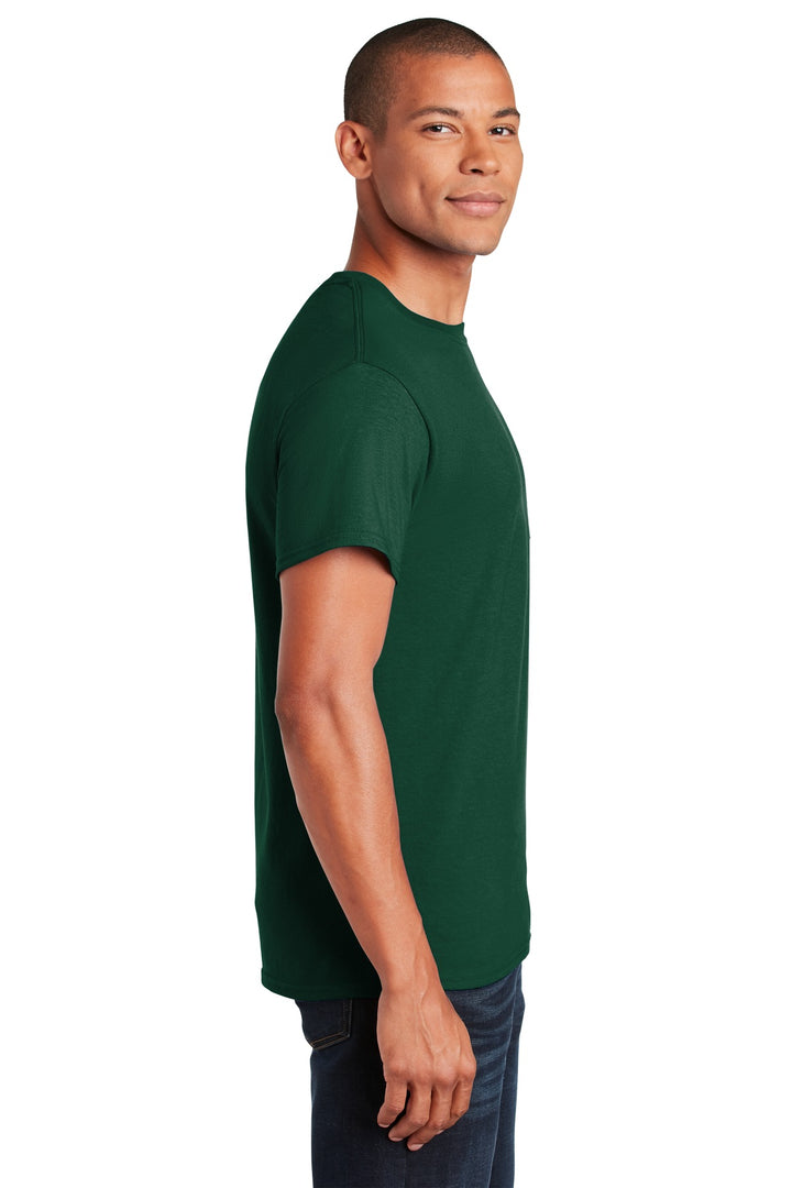 FOREST Gildan - Ultra Cotton 100% US Cotton T-Shirt with Pocket. 2300