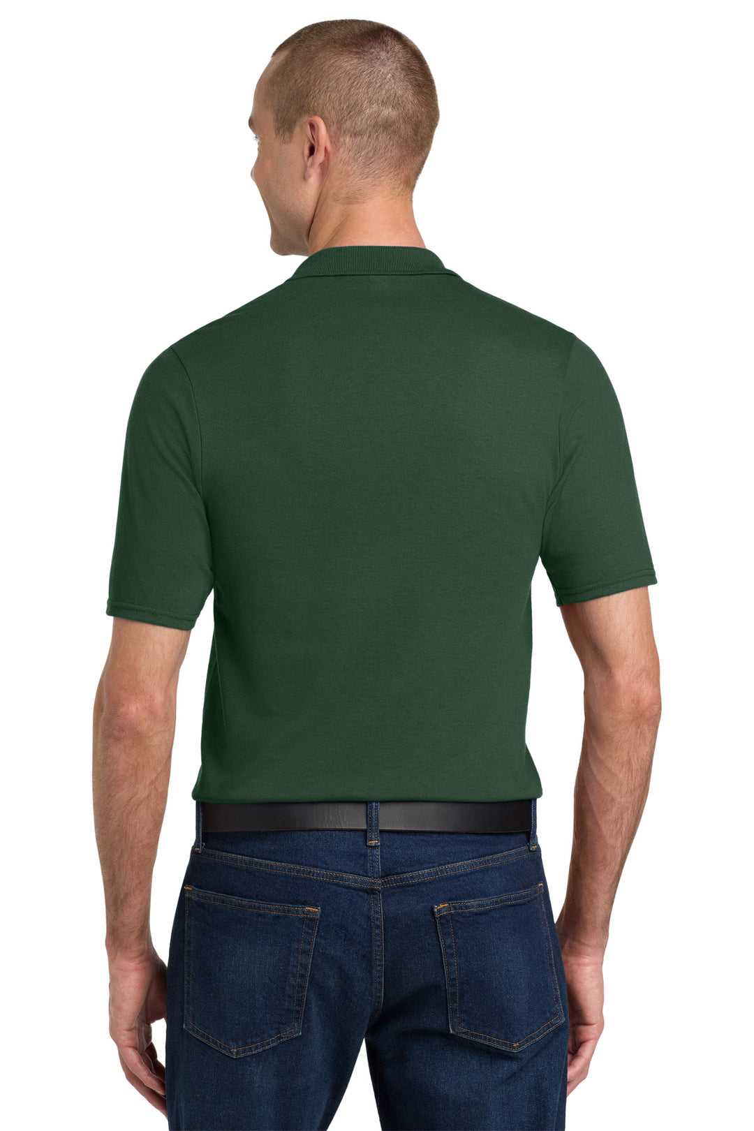 Forest Green Jerzees Dri-Power Pocket Sport Shirt. 436MP
