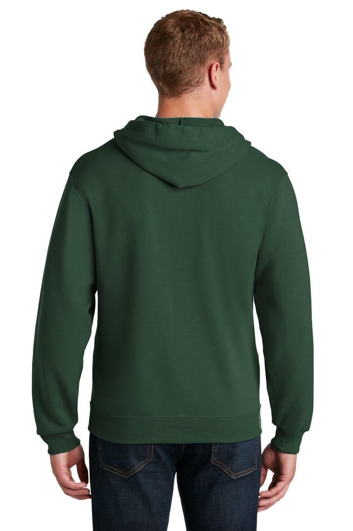 Forest green Jerzees - NuBlend Full-Zip Hooded Sweatshirt. 993M