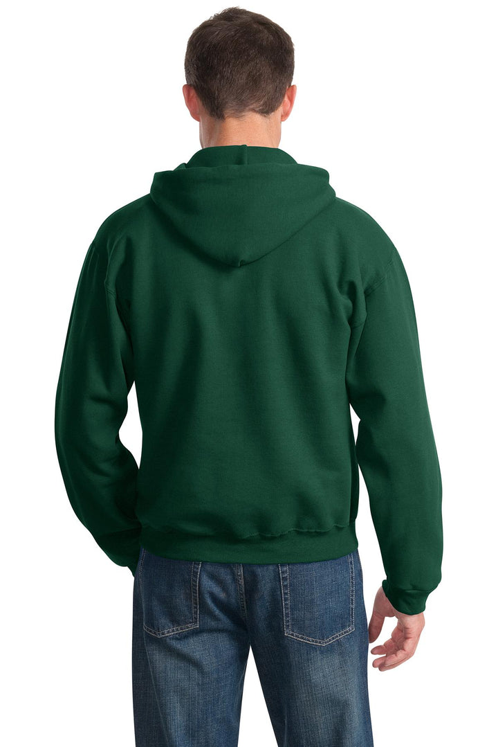 Forest Green Jerzees NuBlend Pullover Hooded Sweatshirt. 996M
