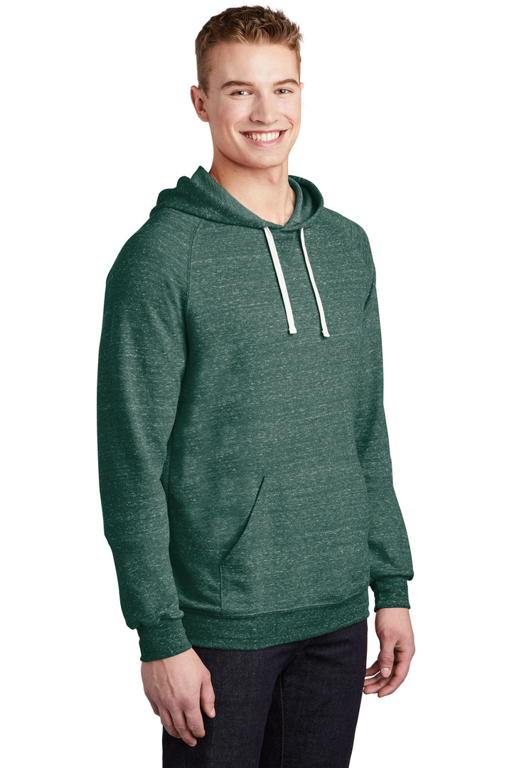 Forest Green Jerzees Snow Heather French Terry Raglan Hoodie 90M