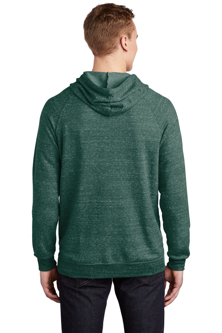 Forest Green Jerzees Snow Heather French Terry Raglan Hoodie 90M